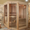 Upscale Longevity (DEMO) Wood Infrared Sauna