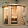Upscale Longevity (DEMO) Wood Infrared Sauna