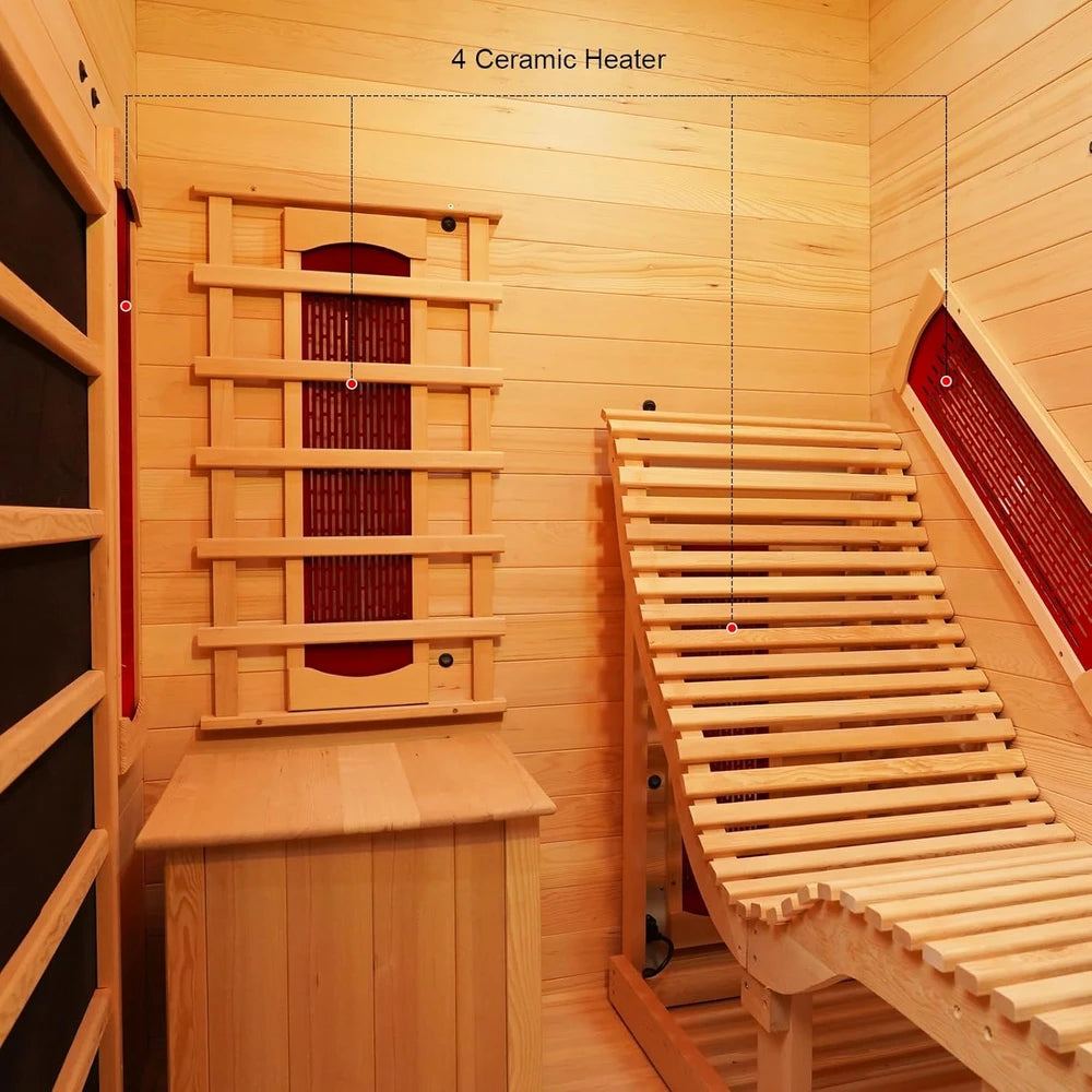 IR-NOVA CORE 1 | Saunasnet® 1-Person Indoor Infrared Sauna（Estimated delivery: 1–2 weeks）
