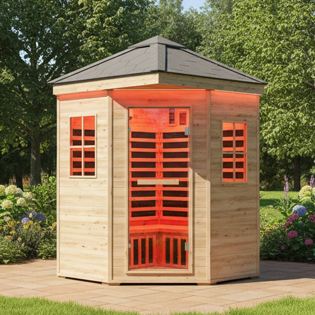 Finnmark Monaco 4-Person Outdoor Infrared Sauna