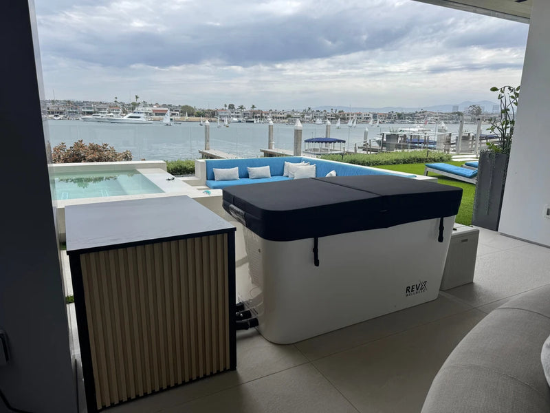 RevX Acrylic X Tub Cold Plunge + LUX High Performance System