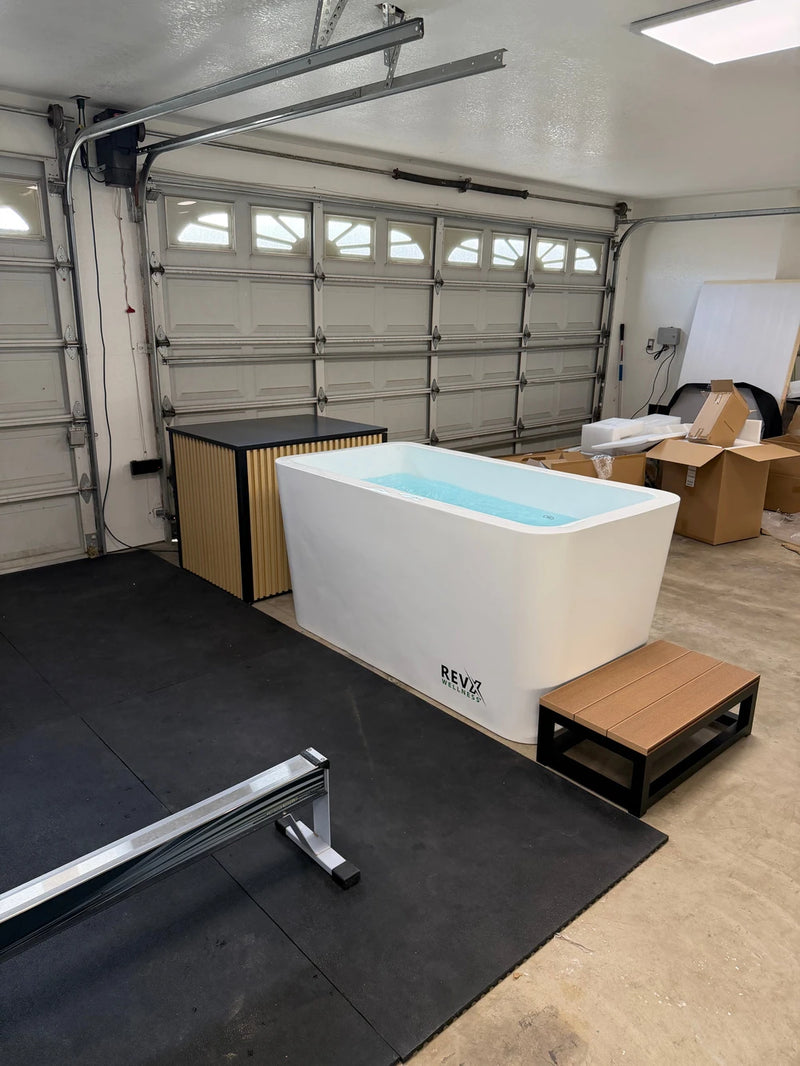RevX Acrylic X Tub Cold Plunge + LUX High Performance System