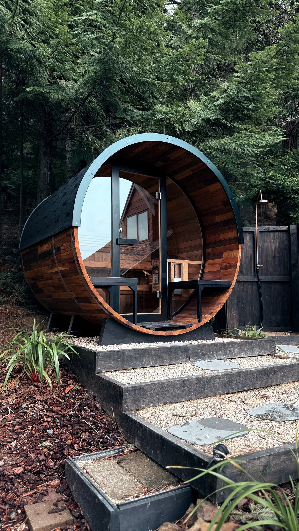 Upscale Longevity jupiter Barrel Sauna (DEMO)